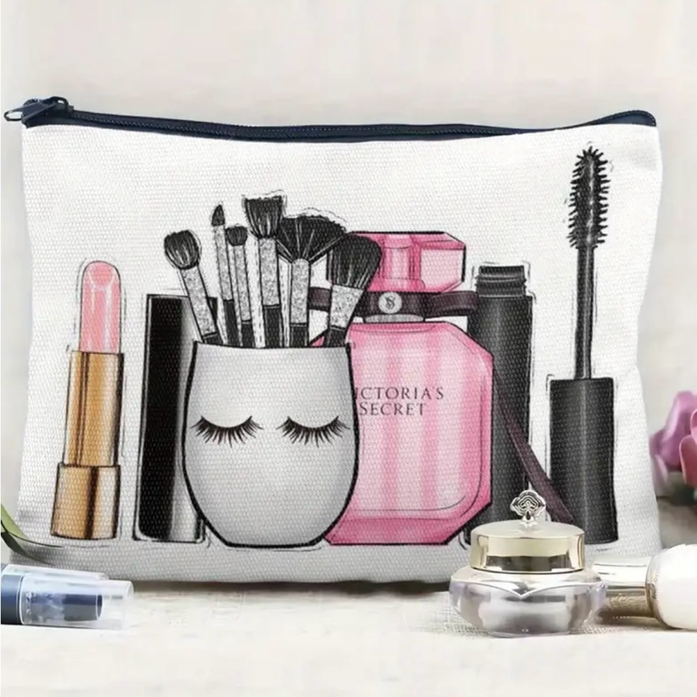 NEW White Cosmetic Bag